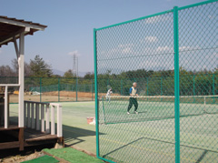 長野県別荘人工芝テニスコート